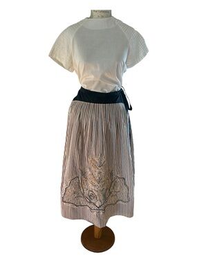 Vera Wang midi silk skirt Size M (2 on tag) whimsical fairycore  bridal wedding